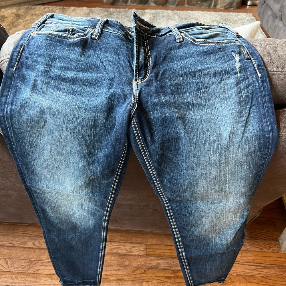 Silver jeans